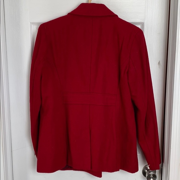 Red Old Navy Pea Coat - Picture 4 of 4